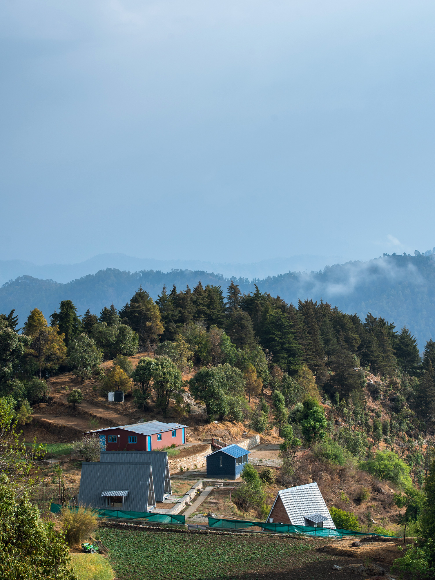 URNA Nestled in mountain